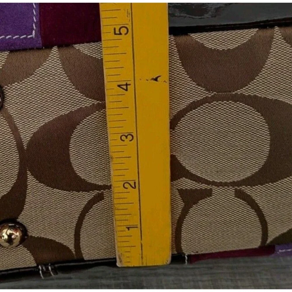 Y2K Coach Vintage Holiday Gallery Patchwork Shoulder Bag Tote